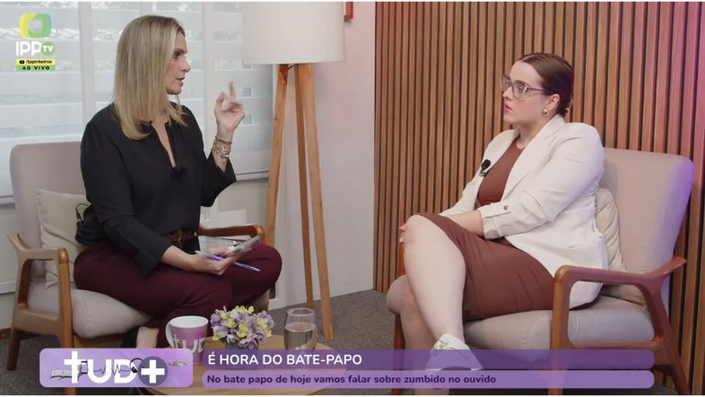 Entrevista da fonoaudióloga Clara Viana ao programa TUDO+, do canal IPPTV